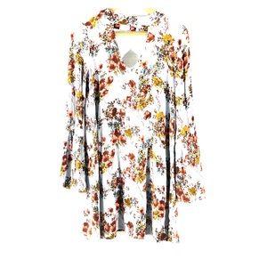 FINAL SALE PRICE! Mossimo Blue Floral Tunic